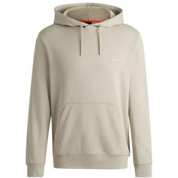 Boss Wetalk Beige Regular Fit Hoodie for Men