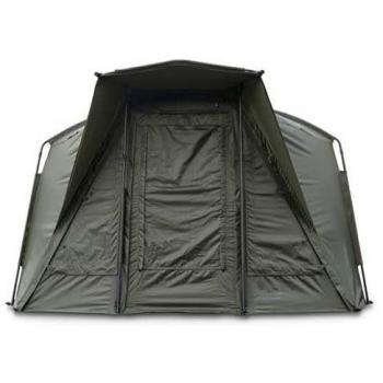 Nash Titan T2 Bivvy - Tienda de campaña para pesca, tamaño único, impermeable, con doble capa, fácil de montar, incluye varillas y bolsa de transporte