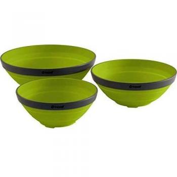 Cuenco plegable Outwell, Unisex adulto, 650636, lime green, 24.5x37.5 cm