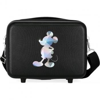 Neceser Disney Mickey ABS Adaptable Silver 9L Special Shine Negro