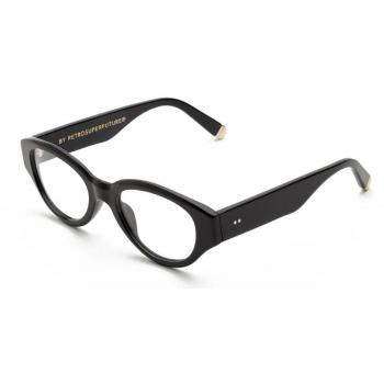Retrosuperfuture DREW MAMA OPTICAL RESIN HDD Men's Eyeglasses Black Size 51 - Blue Light Block Available