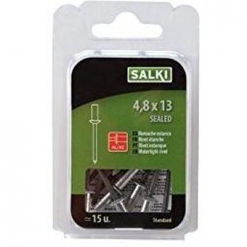 salki 0364813 Remache Estanco de Aluminio y Acero, Metal, L