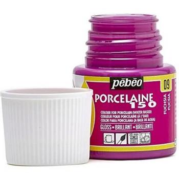 Pintura para Porcelana 150 Brillante al Agua - Fucsia - 45 ml