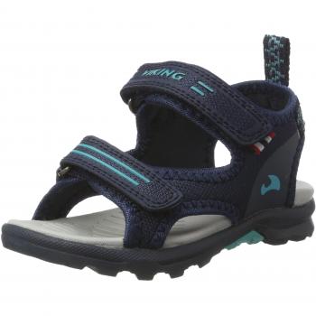 VikingSkumvaer Ii - Sandalias de Punta Descubierta Unisex Niños
, color azul, talla 34 EU