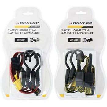 Correa Elástica de 50 cm para Equipaje Dunlop - Pack de 2 Piezas