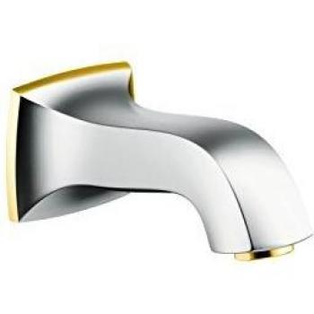 Hansgrohe 13425090 Metropol Classic Caño de bañera, Cromo/Color Oro