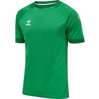 Hummel Lead Polyester Jersey Short Sleeve Green 3XL