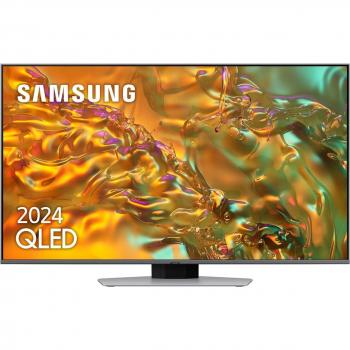 Samsung QLED TV 50 TQ50Q80DATXXC, 4K Ultra HD, Procesador NQ4 AI Gen2, Smart TV, DVB-T2 (H.265), color Eclipse Silver