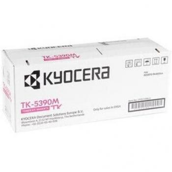 Toner Magenta Kyocera Ecosys PA4500CX TK-5390M, compatible con impresoras Kyocera, rendimiento de 10,000 páginas, tecnología de impresión láser, fácil instalación y alta calidad de impresión