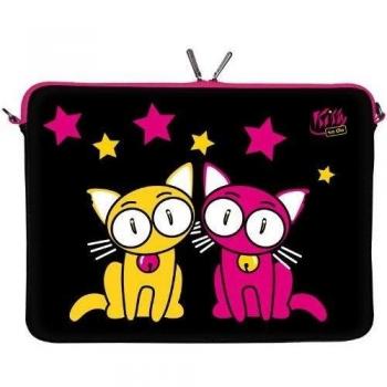 Digittrade Kitty To Go - Funda Blanda para portátil de 13.3, Multicolor