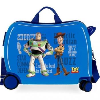 Maleta Infantil Rígida 2 Ruedas Multidireccionales Toy Story You've Got a Friend in Me Azul, Capacidad 34L