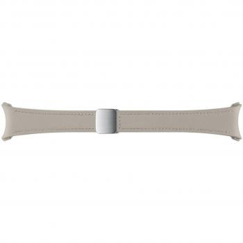 Correa de cuero marrón para Galaxy Watch6 (S/M) con hebilla en D