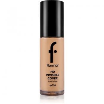 Flormar HD Invisible Cover Foundation Light Illuminating Foundation SPF 30 Shade 090 Golden Natural 30 ml
