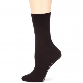 Calcetines de mujer Hudson Relax de algodón, cinturilla Comfort, unicolor (1 par)