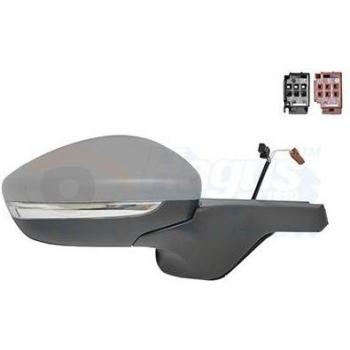 Espejo retrovisor VAN WEZEL 0937808, tipo: espejo retrovisor, características: diseño específico para vehículos, ajuste manual, acabado en negro, incluye soporte de montaje