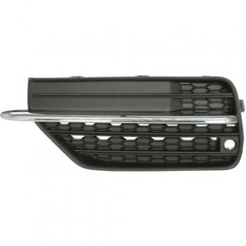 Rejilla de ventilación para parachoques BLIC 6502-07-9061911P, tipo pieza de parachoques, material plástico, color negro, diseño específico para vehículo compatible con el modelo correspondiente
