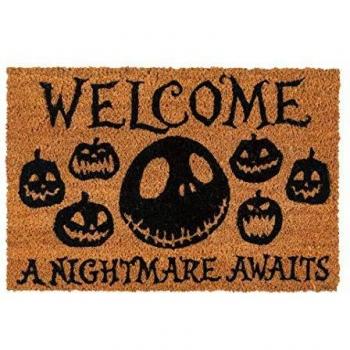 Disney Christmas (A Nightmare Awaits) Doormat, Multi Coloured, 40 x 60cm