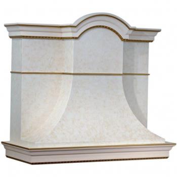 Cappa Aspirante Arrogance 120 cm en Acero Inoxidable y Estructura de Madera Gris Tórtola
