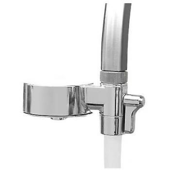 Tappwater EcoPro Compact - Filtro de agua sostenible para grifo, elimina mal olor y sabor, filtra más de 100 sustancias, instalación sin herramientas (cromado)