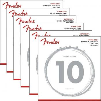 Fender Super 250RH Electric Guitar Strings 10-52 Nickel Plated Steel