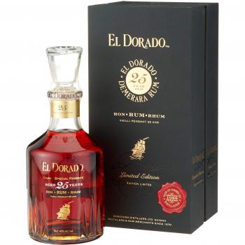Ron El Dorado 25 Años Reserva Especial 43% 0,7l