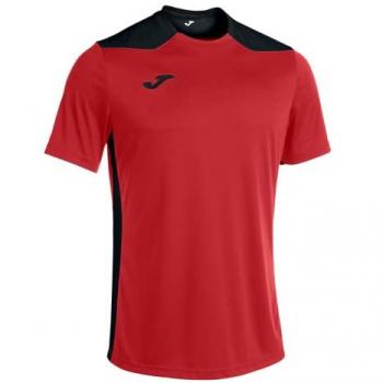 Camiseta de fútbol Joma Championship VI manga corta hombre rojo-negro