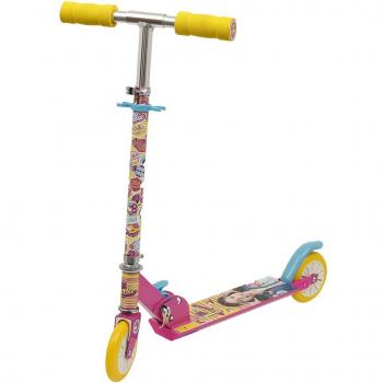 Patín de Dos Ruedas para Niñas, Modelo Soy Luna YLU23000, Color Rosa/Amarillo, Talla Única
