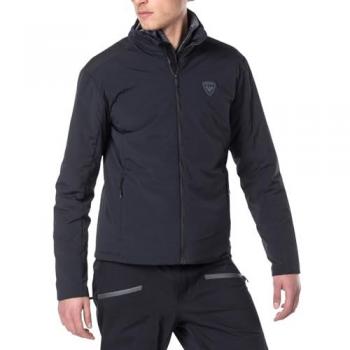 Chaqueta Rossignol Opside para Hombre, Tejido Elástico y Acolchado Transpirable, Abrigo de Invierno con Cremallera, Color Negro, Talla M