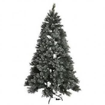 Árbol de Navidad DKD Home Decor Verde PVC Plástico Nevado 84 x 84 x 120 cm con 150 LEDs