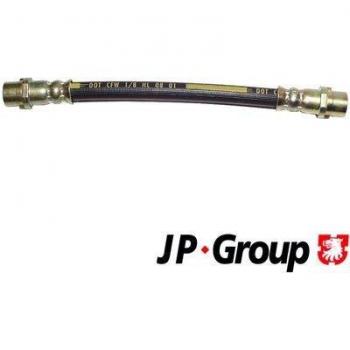 Latiguillo de freno JP GROUP 1161702400 - Manguera flexible para el sistema de frenos, fabricada en goma resistente a altas temperaturas y presión, con conexiones metálicas en ambos extremos, compatible con diversos modelos de vehículos