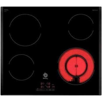 Balay 3EB721LR 60cm Black Ceramic Hob with 4 Cooking Zones and Beveled Edges
