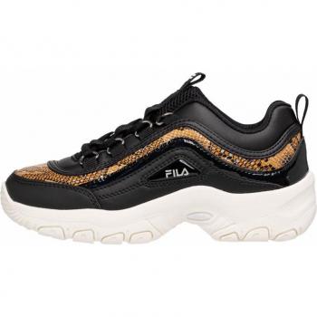 Fila Strada Girls' Sneakers - Black and White