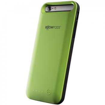 Boompods Powercase - Carcasa con batería para Apple iPhone 6/6S, Color Verde