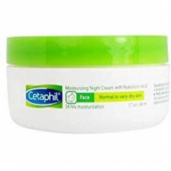 Cetaphil Night Moisturizing Cream with Hyaluronic Acid and Olive Extract for Sensitive Skin 48ml
