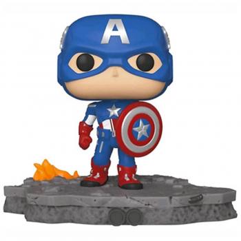 Funko Pop! Deluxe: Marvel Avengers - Capitán América Assemble #45076