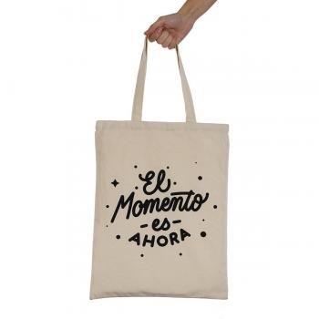 Bolsa de Compras Versa El momento es ahora 36 x 48 x 36 cm