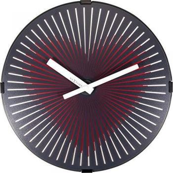 Reloj de Pared Nextime Motion Corazón Rojo 30,7 cm Metal y Plástico