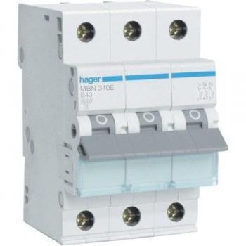Interruptor diferencial Hager MBN340E 3P B 40A 6kA