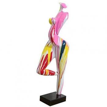 Figura Femenina Kuatéh Hazel Multicolor 31x19x89 cm