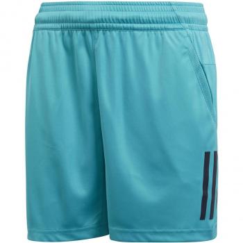 adidas Club 3 Stripes - Pantalones Cortos de Tenis para niño, DH2774, Agua, 7-8 años
