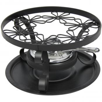 Menastyl Cuisson 8011377.0 Avoriaz hornillo de fondue Acero Negro 23 x 23 x 10,7 cm