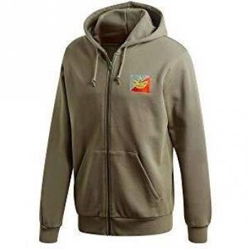 adidas Diag Emb FZ Sudadera, Hombre, Legacy Green, XS