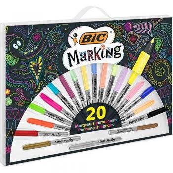 SET ROTULADOR BIC MARKING 18 COLORES SURTIDOS