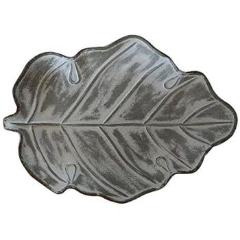 Centro de Mesa Versa Hoja Blanco Estándar 22 x 3,5 x 40 cm