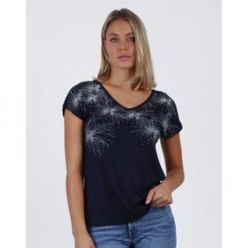 ADMAS Camiseta Manga Corta Planetario para Mujer