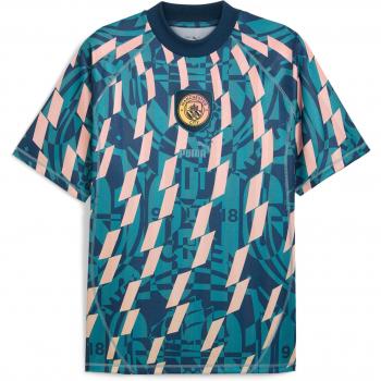 Manchester City Retro Home Statement Shirt - Blue