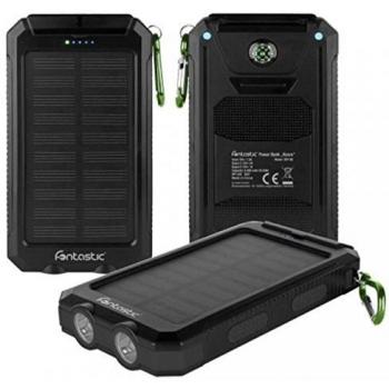 Cargador Solar Power Bank 8000 MAh 2 X USB Fontastic