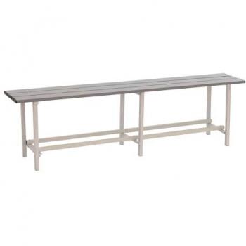 Taquilla Simonlocker Banco de Vestuario Metálico 1500 mm, Gris, 475x1500x320 mm