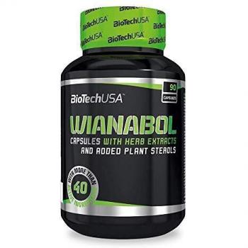 Biotech Wianabol cápsulas con extractos de hierbas y esteroles vegetales añadidos, 90 cápsulas