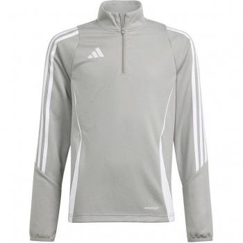 Adidas Tiro 24 Kids Half-Zip Training Sweatshirt - Grey